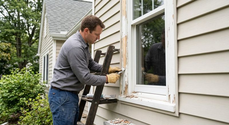 Exterior Window Molding Repair in Kansas City, KS