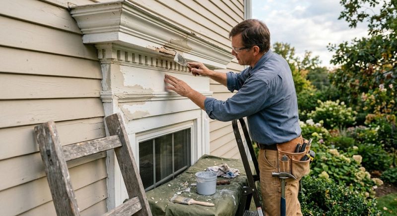 Exterior Window Molding Repair in Kansas City, KS