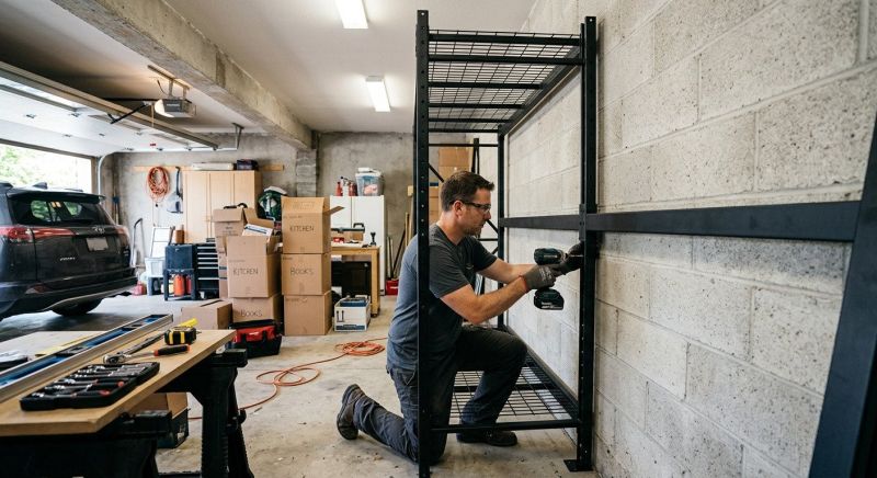 Garage Tool Rack Installation in Arlington, VA